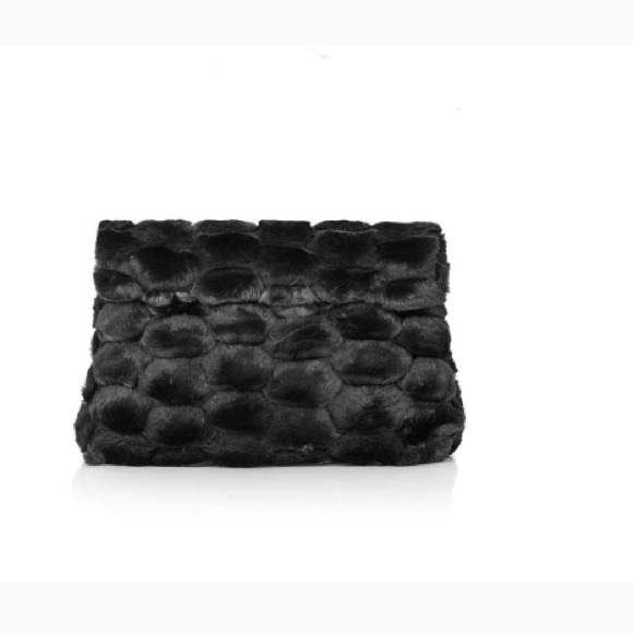 fur clutch bag topshop